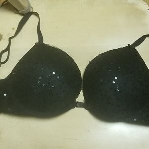 Aerie Scarlet sequins padded bra 36D